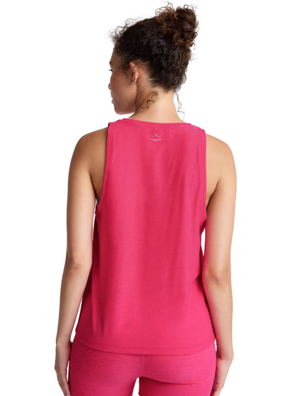 Beyond Yoga Featherweight Rebalance Tank - Vivid Pink Heatherimage2- The Sports Edit