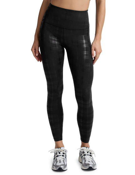 Beyond Yoga High Waisted Midi Legging - Plaid Foil Blackimages1- The Sports Edit