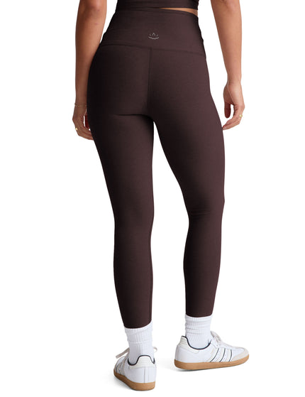 Beyond Yoga Spacedye At Your Leisure High Waisted Midi Legging - Dark Chocolate Heatherimages3- The Sports Edit