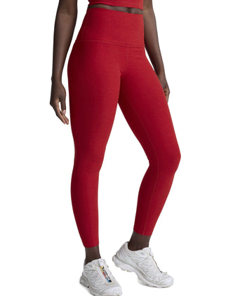 Spacedye Caught In The Midi High Waisted Legging - Holly Red Heather