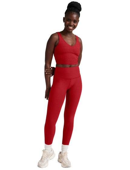 Beyond Yoga Spacedye Good Day Cropped Tank - Holly Red Heatherimages4- The Sports Edit