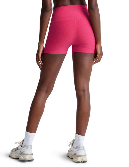 Beyond Yoga Spacedye Keep Pace 5" Biker Short - Vivid Pink Heatherimage3- The Sports Edit
