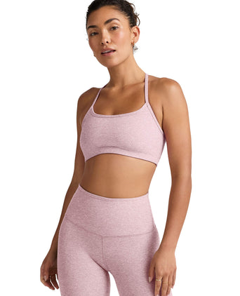Spacedye Slim Racerback Bra - Blush Blooms Heather