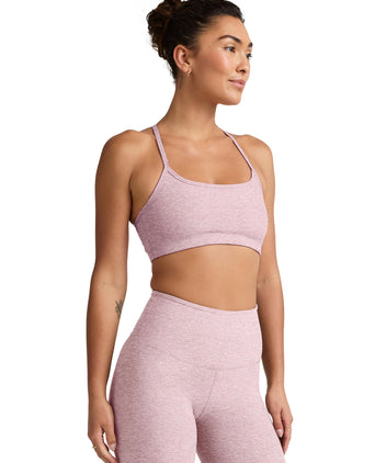 Spacedye Slim Racerback Bra - Blush Blooms Heather