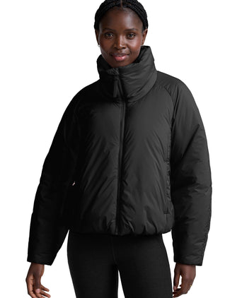 Warm Up Puffer Jacket - Black