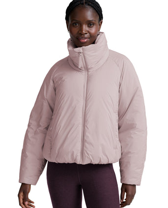 Warm Up Puffer Jacket - Pale Pink