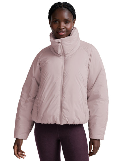 Beyond Yoga Warm Up Puffer Jacket - Pale Pinkimages1- The Sports Edit
