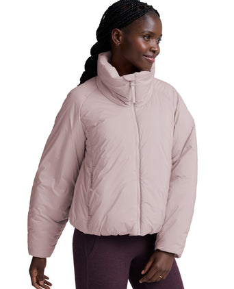 Warm Up Puffer Jacket - Pale Pink