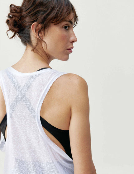 BORN Ada Tank Top - Whiteimage5- The Sports Edit