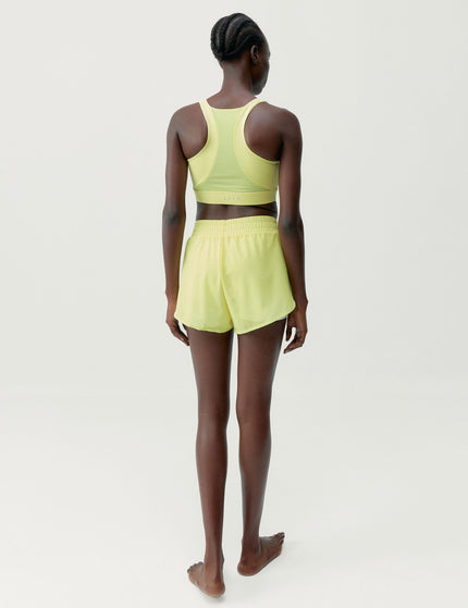 BORN Padma Bra 2.0 - Yellow Green/Whiteimage4- The Sports Edit