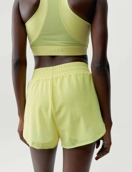BORN Padma Short 2.0 - Yellow Green/Whiteimage2- The Sports Edit