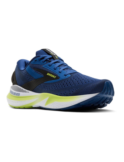 Brooks Adrenaline GTS 24 - Navy Peony/Black/Acid Limeimages2- The Sports Edit