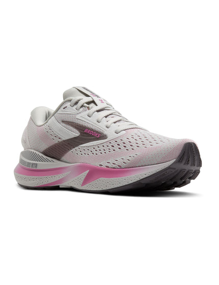 Brooks Adrenaline GTS 24 - Oyster/Excalibur/Pinkimage2- The Sports Edit