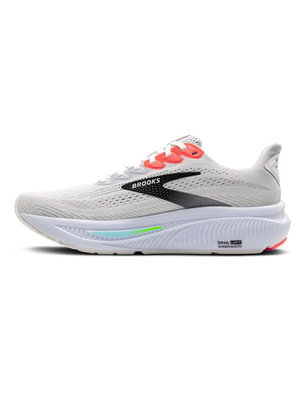 Brooks Ghost 17 - White/Pink Clay/Geckoimages3- The Sports Edit