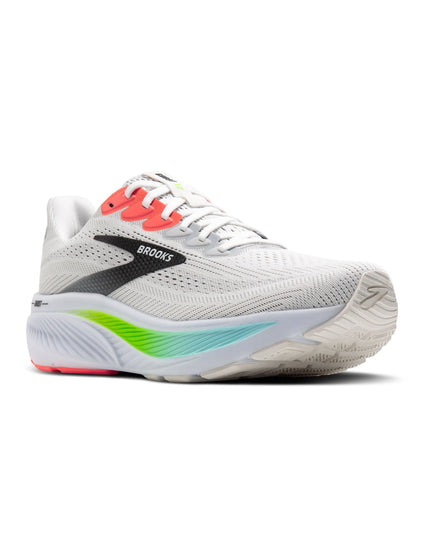 Brooks Ghost 17 - White/Pink Clay/Geckoimages2- The Sports Edit