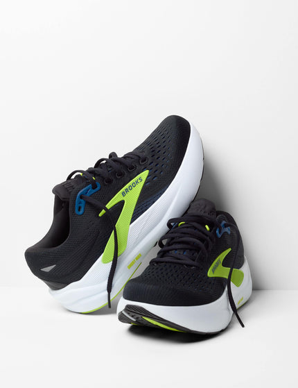 Brooks Ghost Max 3 - Black/Navy/Acid Limeimages4- The Sports Edit