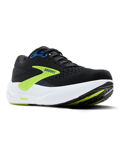 Brooks Ghost Max 3 - Black/Navy/Acid Limeimages2- The Sports Edit