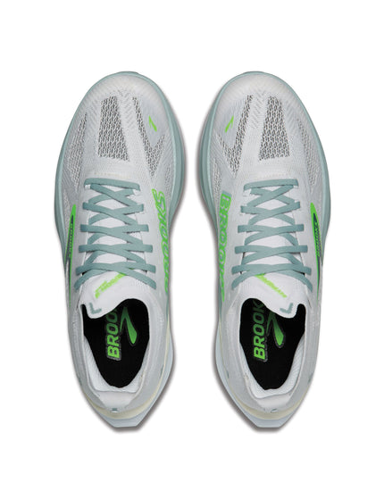 Brooks Hyperion Max 3 - White/Gray Mist/Greenimages3- The Sports Edit