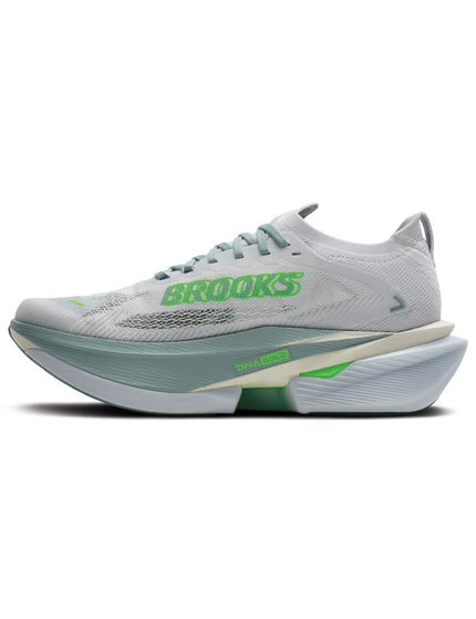 Brooks Hyperion Max 3 - White/Gray Mist/Greenimages5- The Sports Edit