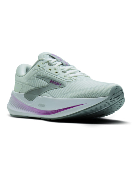 Brooks Revel Max - White/Harbor Mist/Metallicimages2- The Sports Edit