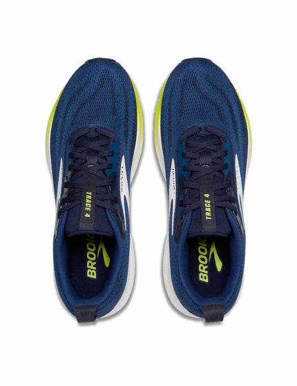 Brooks Trace 4 - Navy/Peacoat/Acid Limeimages6- The Sports Edit
