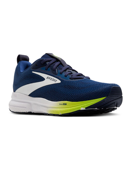 Brooks Trace 4 - Navy/Peacoat/Acid Limeimages2- The Sports Edit