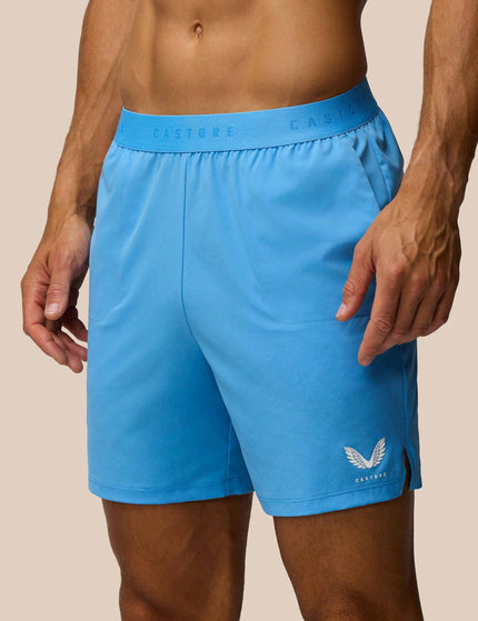 Castore 7” Branded Elastic Shorts - Cool Blueimage1- The Sports Edit