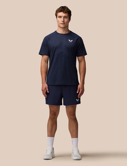 Castore Aop Short Sleeve T-Shirt - Midnight Navy/Whiteimage6- The Sports Edit