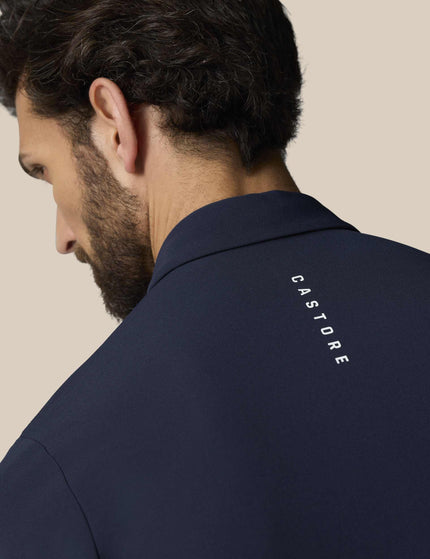 Castore Club Essential Short Sleeve Polo - Midnight Navy/Whiteimage4- The Sports Edit