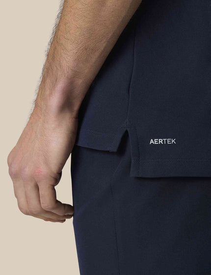 Castore Club Essential Short Sleeve Polo - Midnight Navy/Whiteimage5- The Sports Edit