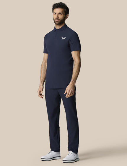 Castore Club Essential Short Sleeve Polo - Midnight Navy/Whiteimage6- The Sports Edit