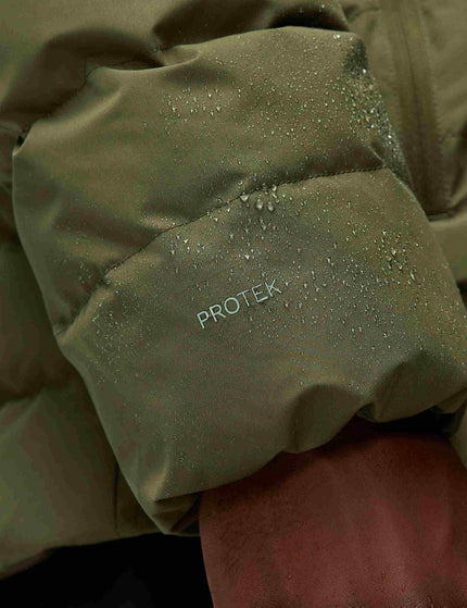 Castore Essential Lightweight Wadded Jacket - Ivy Green/Gunmetalimage6- The Sports Edit