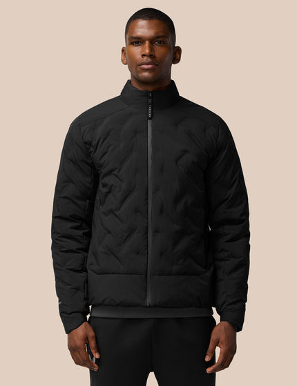 Castore Lightweight Wadded Zip Jacket - Black/Blackimage1- The Sports Edit