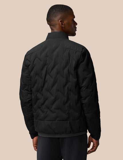 Castore Lightweight Wadded Zip Jacket - Black/Blackimage2- The Sports Edit