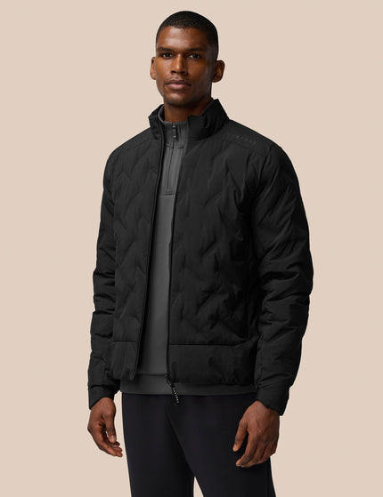 Castore Lightweight Wadded Zip Jacket - Black/Blackimage5- The Sports Edit