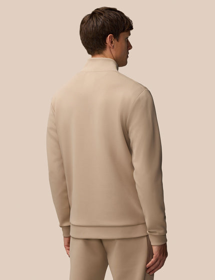 Castore Scuba 1/4 Zip - Mushroom/Gunmetalimage2- The Sports Edit
