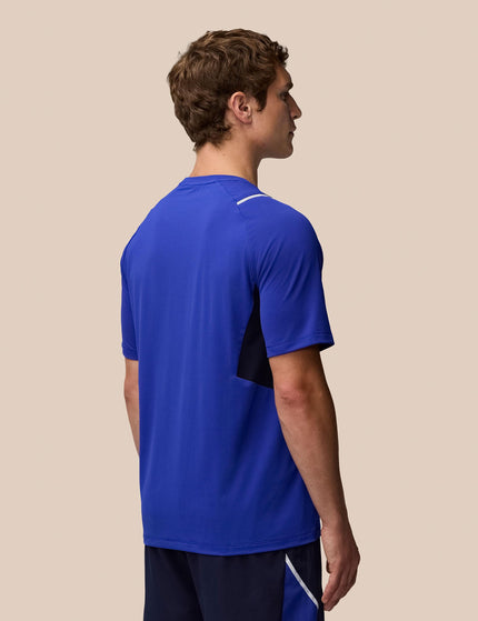 Castore Short Sleeve T-Shirt - Azure Blue/Midnight Navy/Silver Reflectiveimages2- The Sports Edit