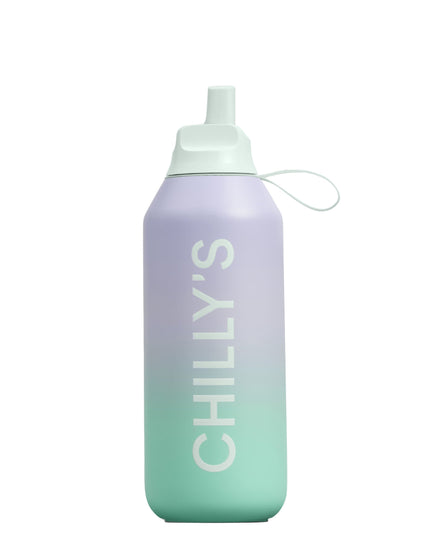 Chilly's Series 2 Flip Water Bottle 500ml - Morning Hazeimage1- The Sports Edit