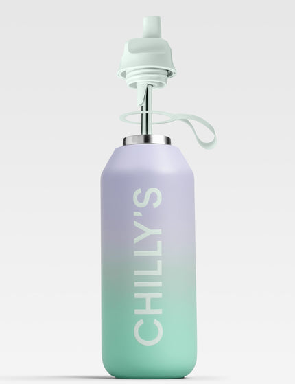 Chilly's Series 2 Flip Water Bottle 500ml - Morning Hazeimage2- The Sports Edit