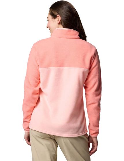 Columbia Benton Springs Half Snap Pullover - Pink Sand/Alpenglowimage2- The Sports Edit