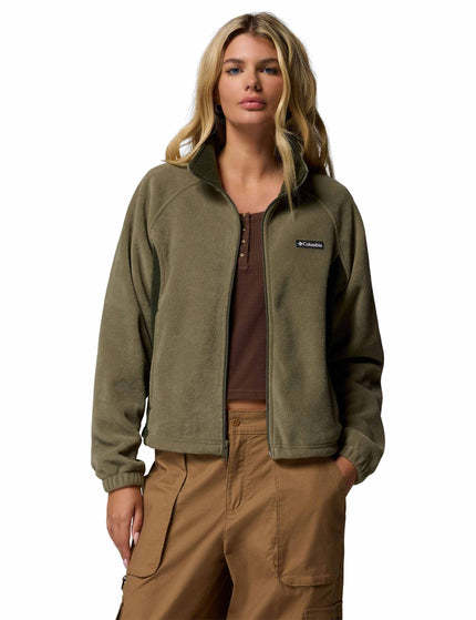 Columbia Benton Springs Relaxed Full Zip Fleece Jacket - Stone Greenimages4- The Sports Edit