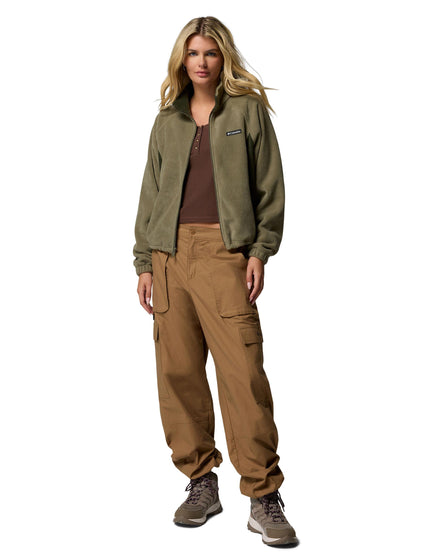 Columbia Benton Springs Relaxed Full Zip Fleece Jacket - Stone Greenimages7- The Sports Edit