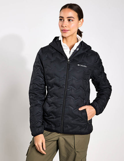 Columbia Delta Ridge II Down Hooded Jacket - Blackimage1- The Sports Edit