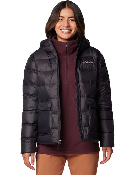 Columbia Harmony Falls Hooded Down Jacket - Blackimage4- The Sports Edit