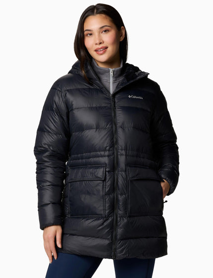 Columbia Harmony Falls Hooded Mid Down Jacket - Blackimage1- The Sports Edit