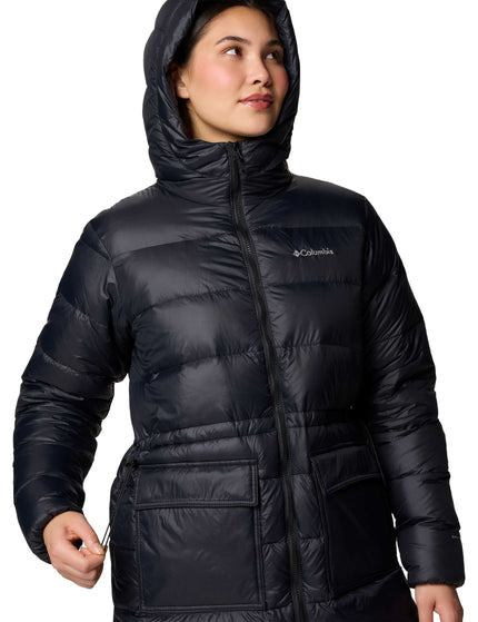 Columbia Harmony Falls Hooded Mid Down Jacket - Blackimage4- The Sports Edit