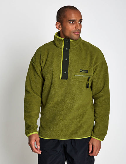 Columbia Helvetia II Half Snap Fleece - Mossy Green/Greenscape/Antique Mossimages3- The Sports Edit