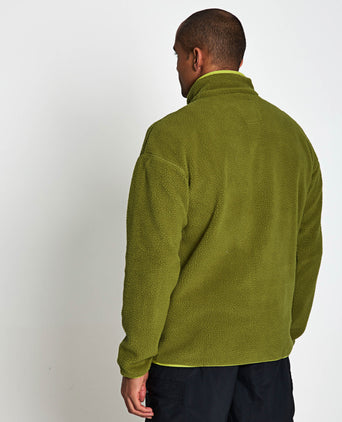 Helvetia II Half Snap Fleece - Mossy Green/Greenscape/Antique Moss