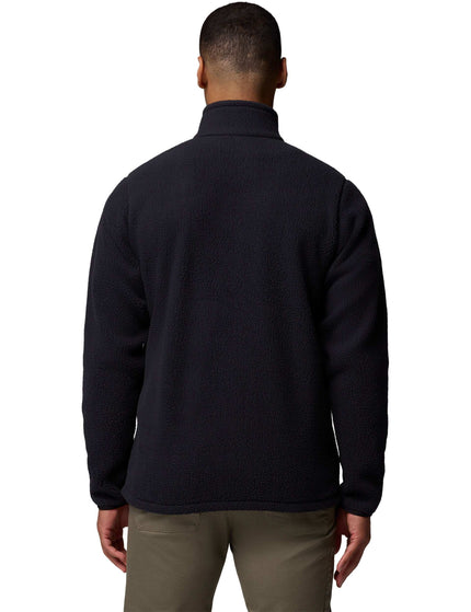 Columbia Jasper Ridge™ Pebbled Half Zip Fleece - Blackimage2- The Sports Edit