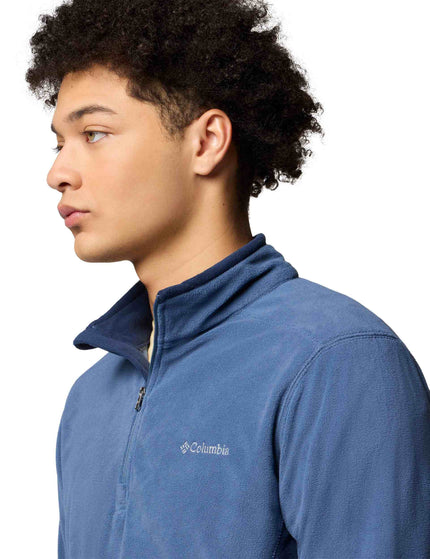 Columbia Klamath Range II Half Zip - Blue Miximages4- The Sports Edit
